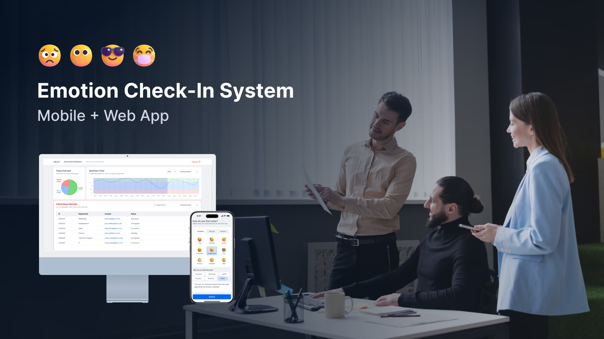 Emotion Check-in System, preview 1