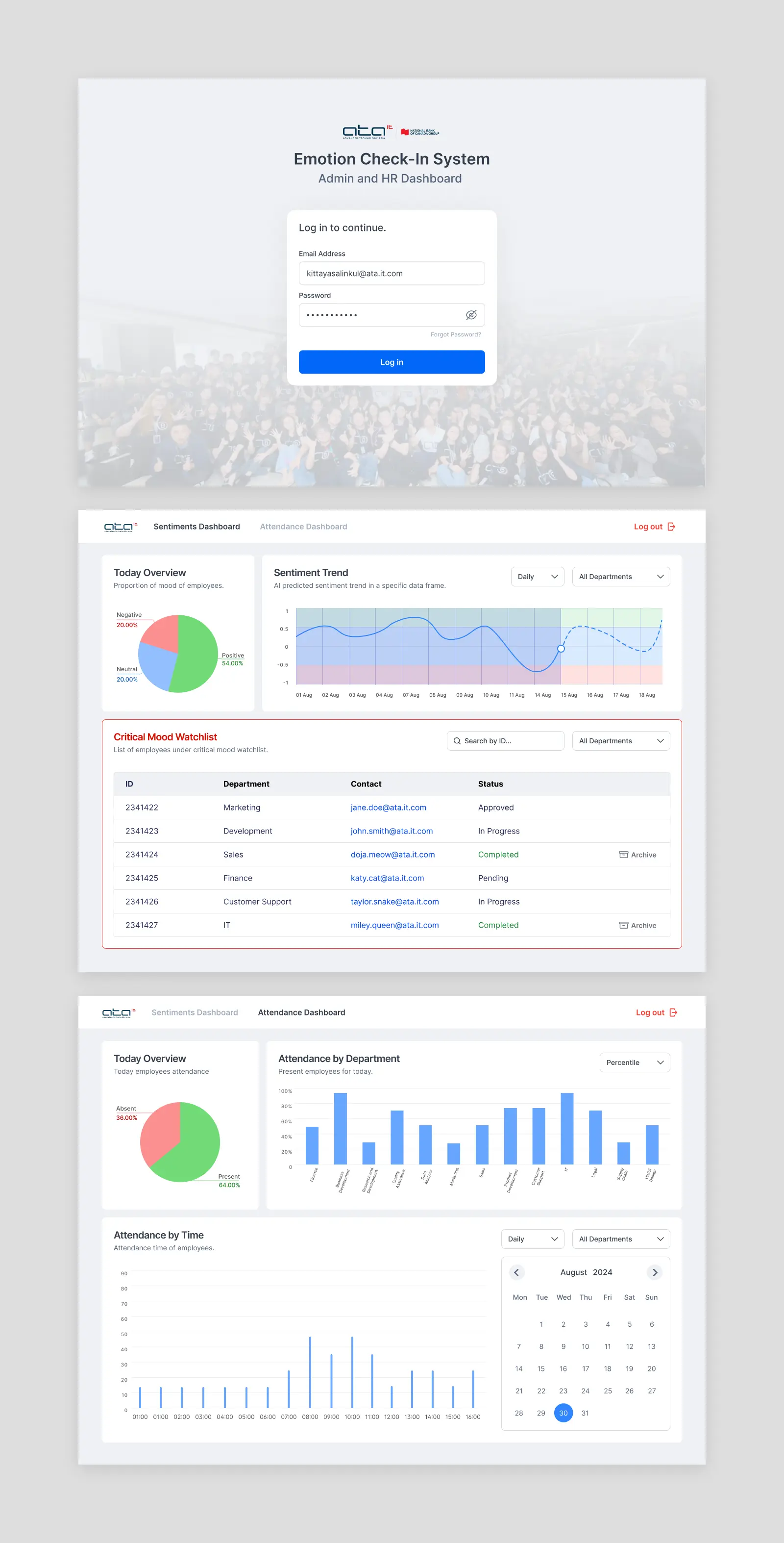 Emotion Check-in System, preview 5